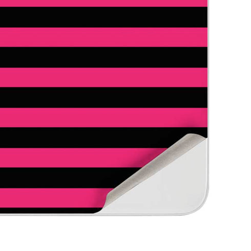 Polka Dots and Stripes Heart in Pink Surface Duo Skin