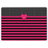 Polka Dots and Stripes Heart in Pink Surface Laptop 3 13.5in Skin