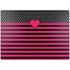 Polka Dots and Stripes Heart in Pink Surface Laptop 4 15in Skin