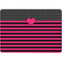 Polka Dots and Stripes Heart in Pink Surface Laptop Studio Skin