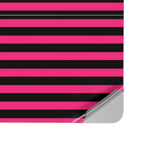 Polka Dots and Stripes Heart in Pink Surface Laptop Studio Skin