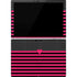 Polka Dots and Stripes Heart in Pink Surface Pro 7 Skin