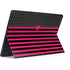 Polka Dots and Stripes Heart in Pink Surface Pro 7 Skin