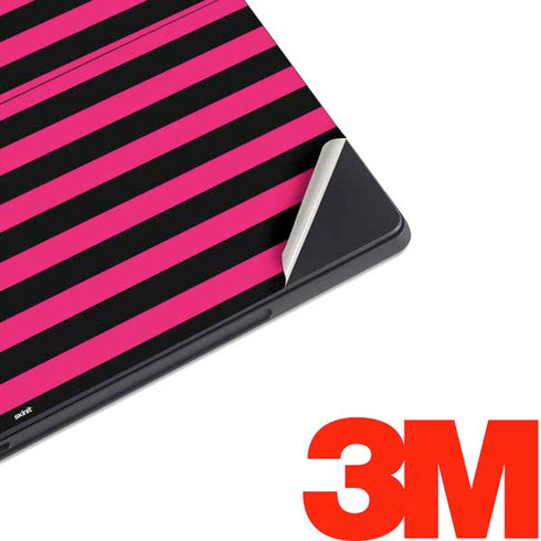 Polka Dots and Stripes Heart in Pink Surface Pro 7 Skin