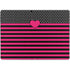 Polka Dots and Stripes Heart in Pink Surface Pro 8 Skin