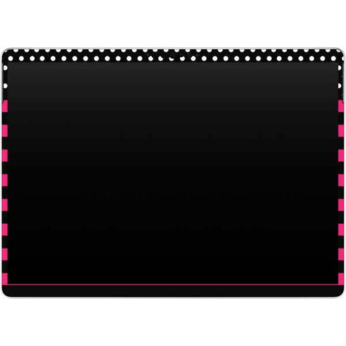 Polka Dots and Stripes Heart in Pink Surface Pro 8 Skin