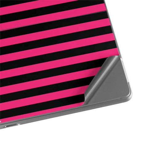 Polka Dots and Stripes Heart in Pink Surface Pro 8 Skin