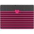 Polka Dots and Stripes Heart in Pink Surface Pro 9 Skin