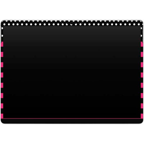 Polka Dots and Stripes Heart in Pink Surface Pro 9 Skin
