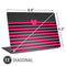Polka Dots and Stripes Heart in Pink Universal Laptop 11in (8.8 x 6.2in) Skin