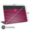 Polka Dots and Stripes Heart in Pink Universal Laptop 15in (12.2 x 8.8in) Skin