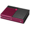 Polka Dots and Stripes Heart in Pink Xbox One Console Skin