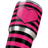Polka Dots and Stripes Heart in Pink Yeti 30oz Rambler Tumbler Skin