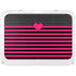 Polka Dots and Stripes Heart in Pink YETI Tundra 35 Hard Cooler Skin