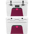 Polka Dots and Stripes Heart in Pink YETI Tundra 35 Hard Cooler Skin