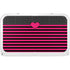 Polka Dots and Stripes Heart in Pink YETI Tundra 45 Hard Cooler Skin