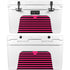 Polka Dots and Stripes Heart in Pink YETI Tundra 45 Hard Cooler Skin