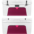 Polka Dots and Stripes Heart in Pink YETI Tundra 75 Hard Cooler Skin