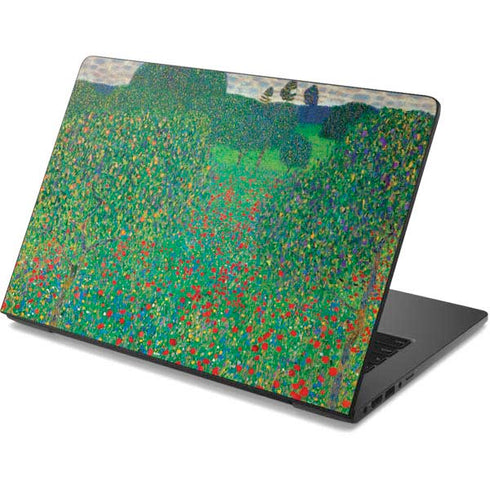 Gustav Klimt Poppy Field Dell Chromebook Skin