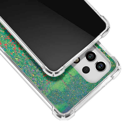 Gustav Klimt Poppy Field Galaxy A53 5G Clear Case