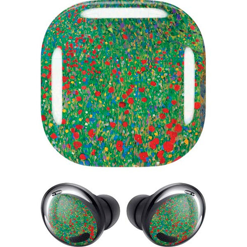 Gustav Klimt Poppy Field Galaxy Buds Pro Skin