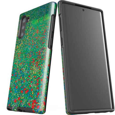 Gustav Klimt Poppy Field Galaxy Note 10 Pro Case