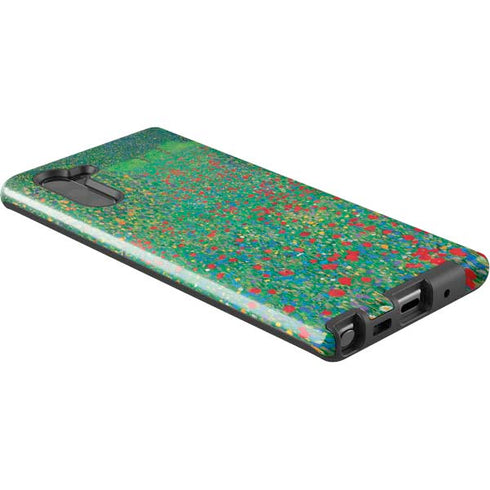 Gustav Klimt Poppy Field Galaxy Note 10 Pro Case