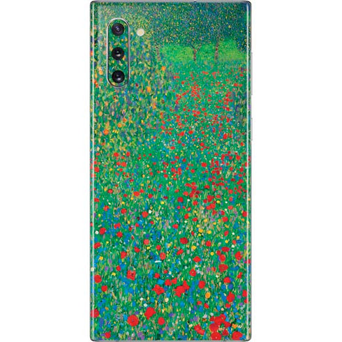 Gustav Klimt Poppy Field Galaxy Note 10 Skin