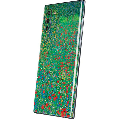 Gustav Klimt Poppy Field Galaxy Note 10 Skin