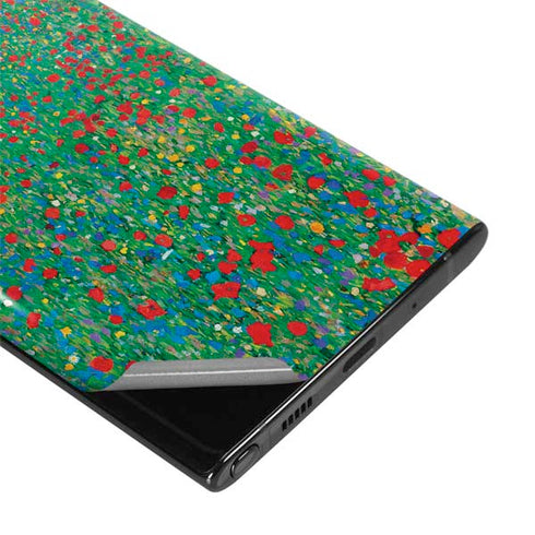 Gustav Klimt Poppy Field Galaxy Note 10 Skin