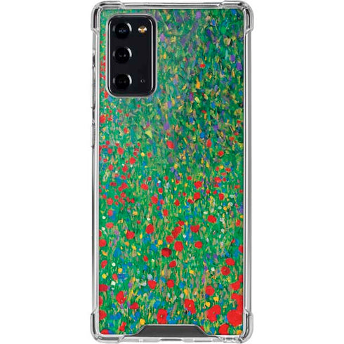 Gustav Klimt Poppy Field Galaxy Note20 5G Clear Case