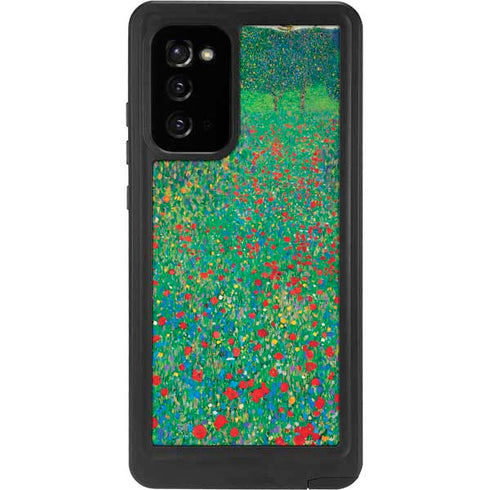 Gustav Klimt Poppy Field Galaxy Note20 5G Waterproof Case