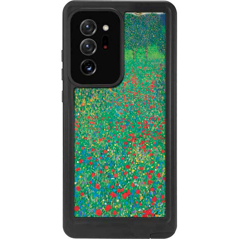 Gustav Klimt Poppy Field Galaxy Note20 Ultra 5G Waterproof Case