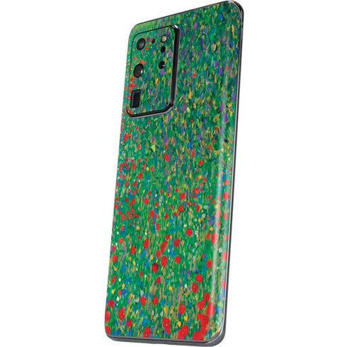 Gustav Klimt Poppy Field Galaxy S20 Ultra 5G Skin