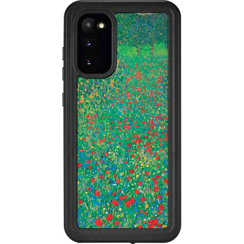 Gustav Klimt Poppy Field Galaxy S20 Waterproof Case