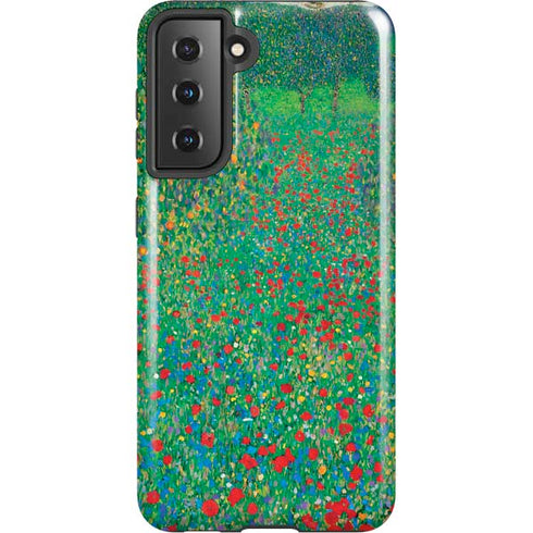 Gustav Klimt Poppy Field Galaxy S21 5G Pro Case