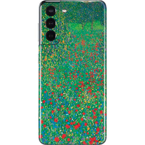 Gustav Klimt Poppy Field Galaxy S21 5G Skin