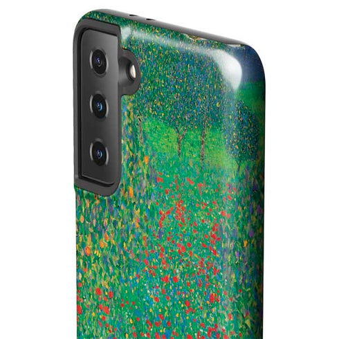 Gustav Klimt Poppy Field Galaxy S21 FE Pro Case