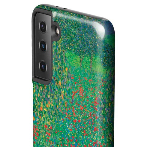 Gustav Klimt Poppy Field Galaxy S21 Plus 5G Pro Case