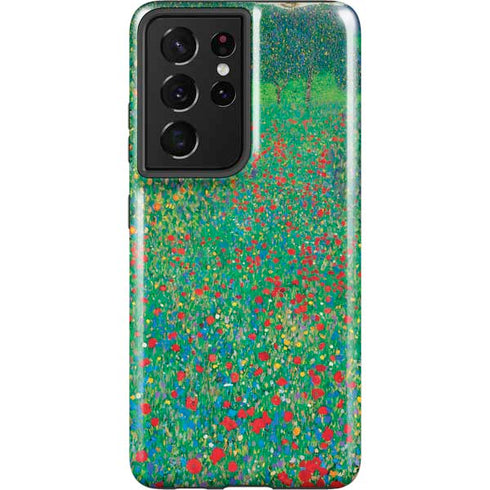 Gustav Klimt Poppy Field Galaxy S21 Ultra 5G Pro Case