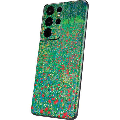 Gustav Klimt Poppy Field Galaxy S21 Ultra 5G Skin