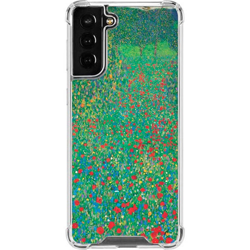 Gustav Klimt Poppy Field Galaxy S22 Plus Clear Case