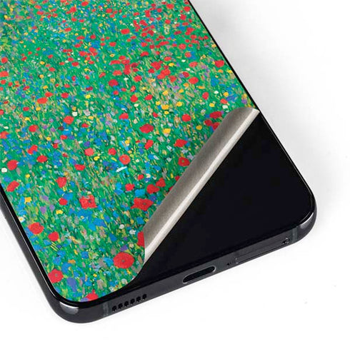 Gustav Klimt Poppy Field Galaxy S22 Plus Skin