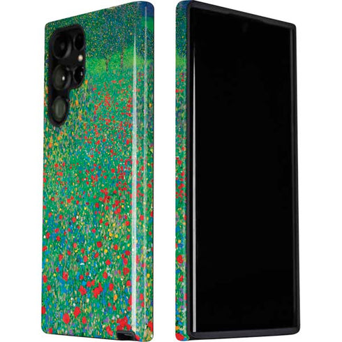 Gustav Klimt Poppy Field Galaxy S22 Ultra Pro Case