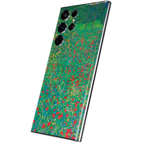 Gustav Klimt Poppy Field Galaxy S22 Ultra Skin