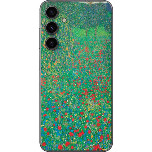 Poppy Field by Gustav Klimt Galaxy S23 FE Skin
