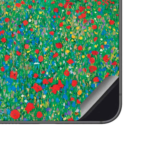 Poppy Field by Gustav Klimt Galaxy S23 FE Skin