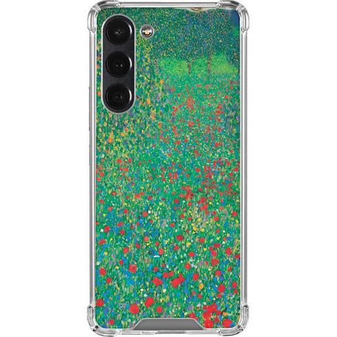 Gustav Klimt Poppy Field Galaxy S23 Plus Clear Case