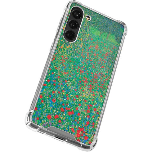 Gustav Klimt Poppy Field Galaxy S23 Plus Clear Case