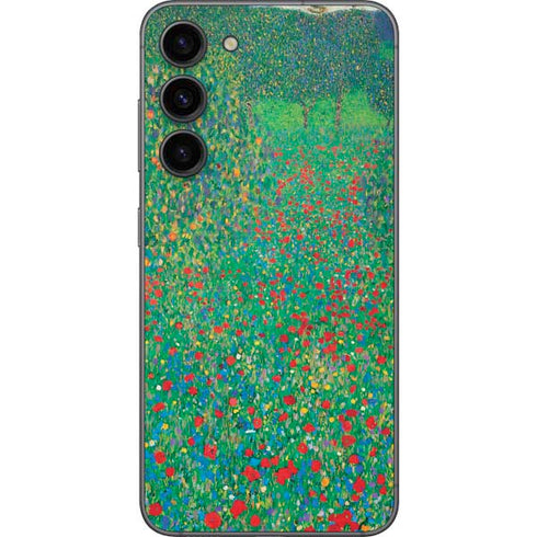 Gustav Klimt Poppy Field Galaxy S23 Plus Skin